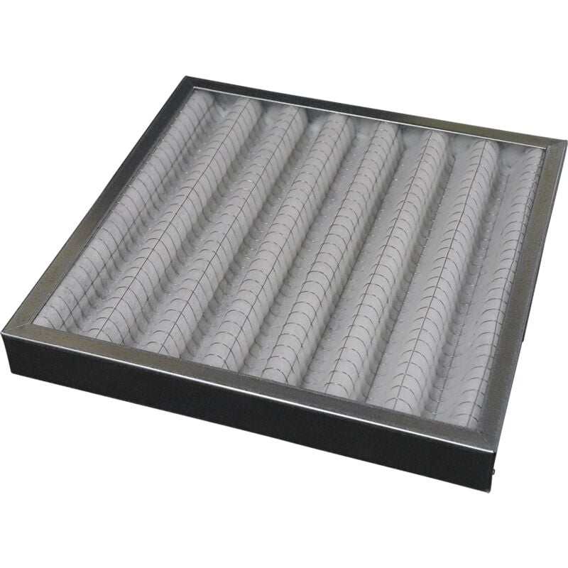 Filtre G4 plissé cadre galva - paisseur : 48 mm - dimensions : 540 x 310 mm