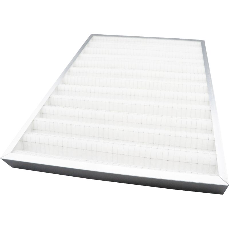 Filtre G4 plissé cadre galva - paisseur : 48 mm - dimensions : 625 x 500 mm