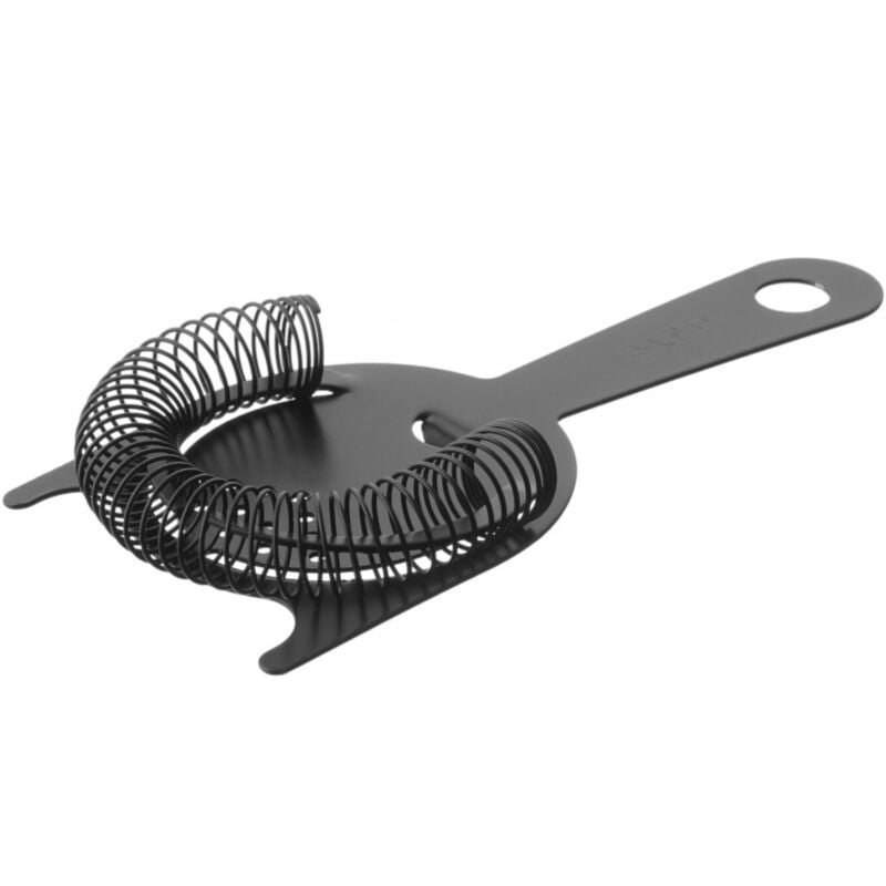 Filtre crépine de barman pour shaker Hawthorne 160 x 75 mm - noir