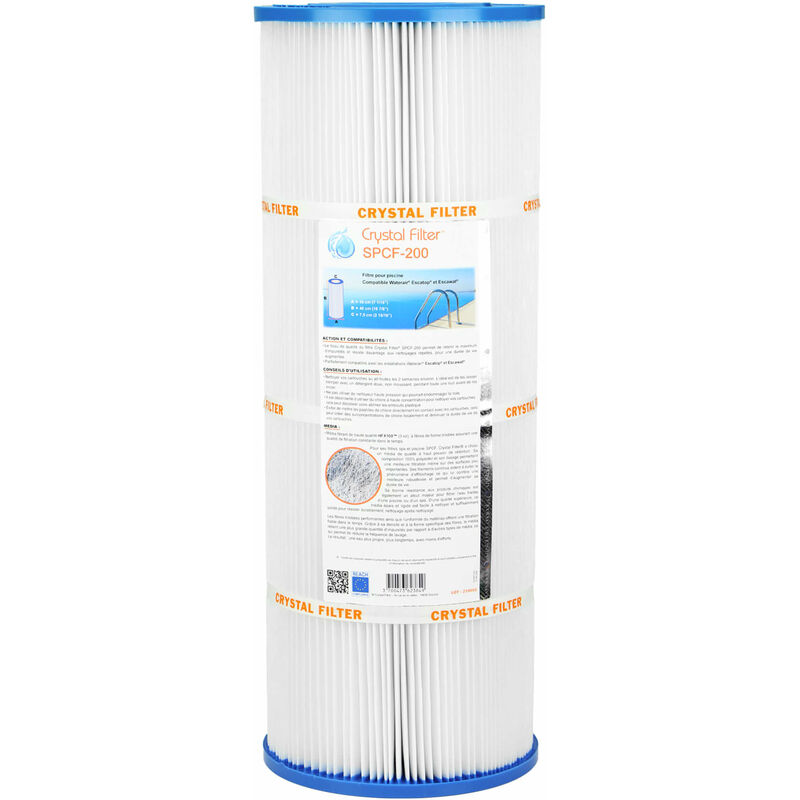 Crystal Filter - Filtre ® SPCF-200 - Compatible Waterair® Escatop®/Escawat®