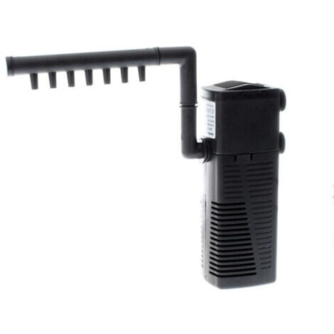 Filtre d'aquarium intégré, filtre intégré 5W 450L/H, adapté aux petits aquariums, aux aquariums d'eau froide ou tropicaux, aux réservoirs de tortues