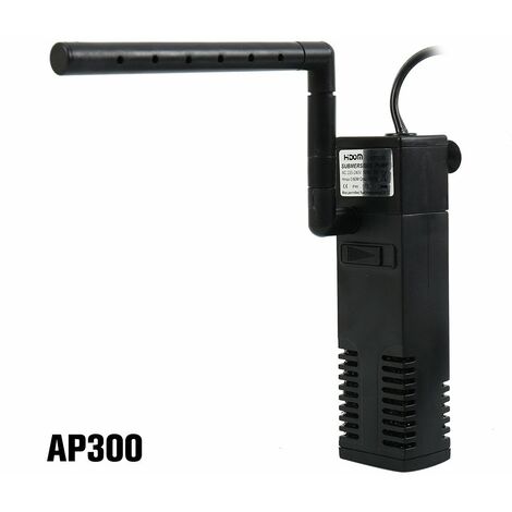Filtre d'aquarium Submersible filtre intégré pompe de filtre de réservoir de poisson AP-300L 1 pièces
