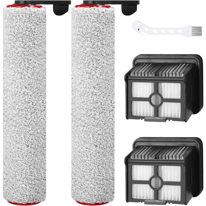 Filtre d'aspirateur- 2 pièces + 2 filtres + 1 brosse de nettoyage pour aspirateur Dreame H12 Pro