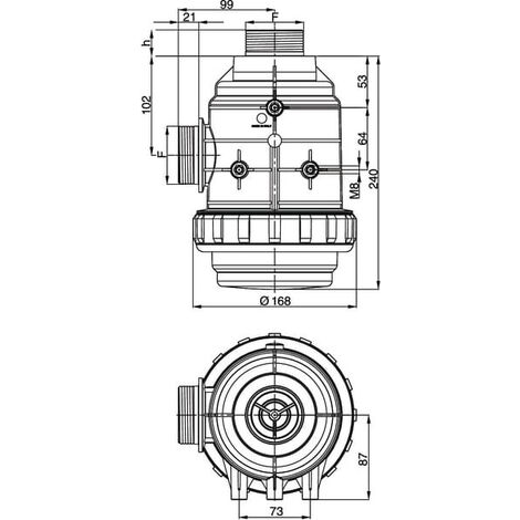 Filtre d'aspiration ARAG 3162173