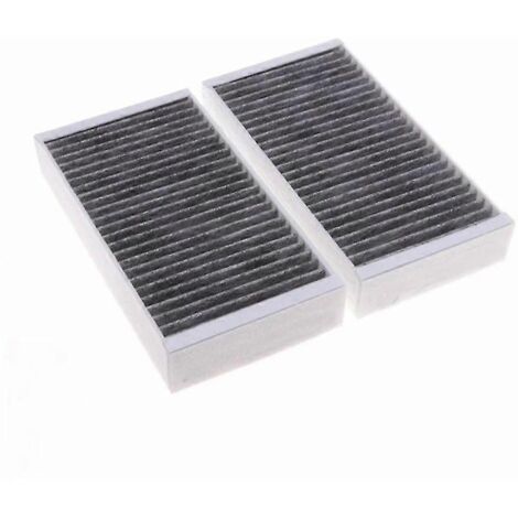 Filtre de climatisation A1648300218 Compatible avec : W164 Ml350/500 W251-R300/R300L Filtre d'entrée de climatisation, 2 pièces
