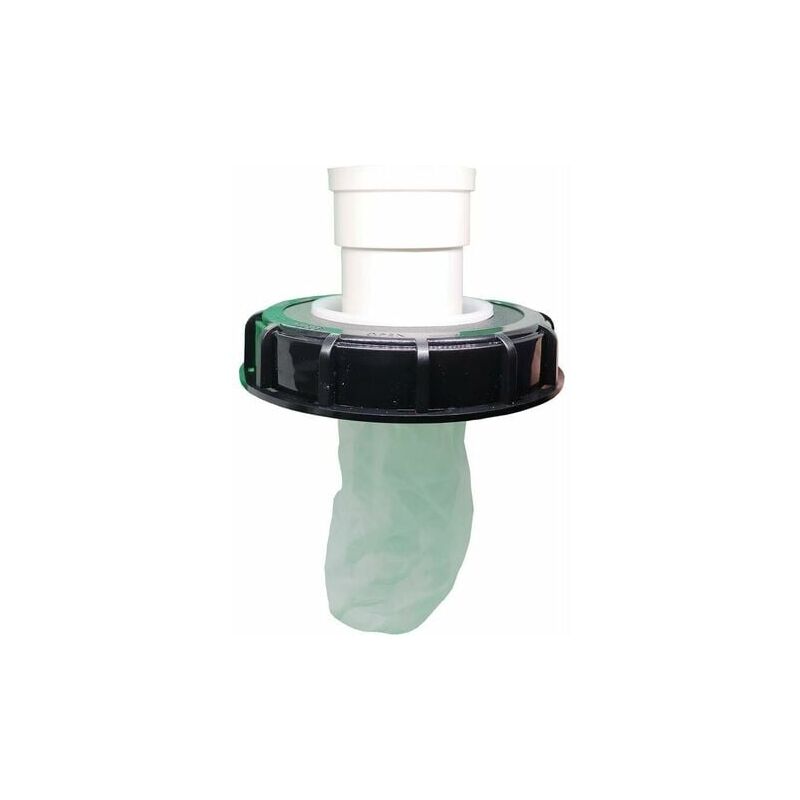 Odipie - Filtre de couvercle ibc lavable en nylon avec couvercle pour réservoir d'eau de pluie ibc 1000 l dn 75 Feutre aiguilleté Noir 165 mm