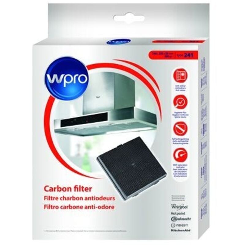 Whirlpool - Filtre De Hotte a Charbon Type D241 484000008779 Pour hotte