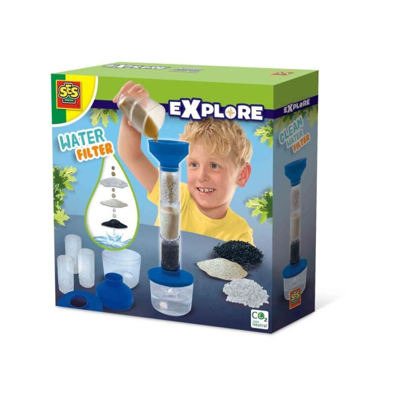 Ses Creative - Filtre de nettoyage d'eau - Jouet éducatif Découvre la science et la nature avec le filtre a eau.