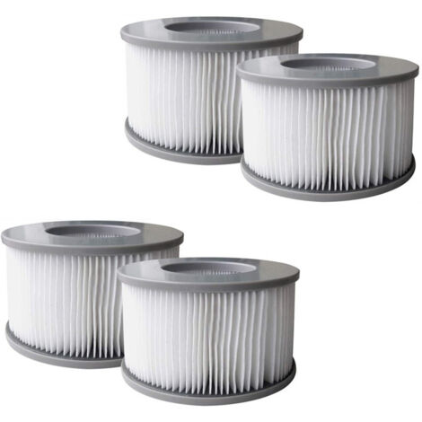 Filtre de piscine pour piscines gonflables MSPA, pompe à cartouche améliorée, 4 pièces