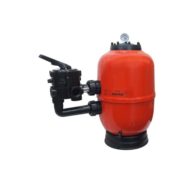 Filtre de piscine star plus. Diamètre 600 mm avec vanne latérale, raccord 1 1/2''