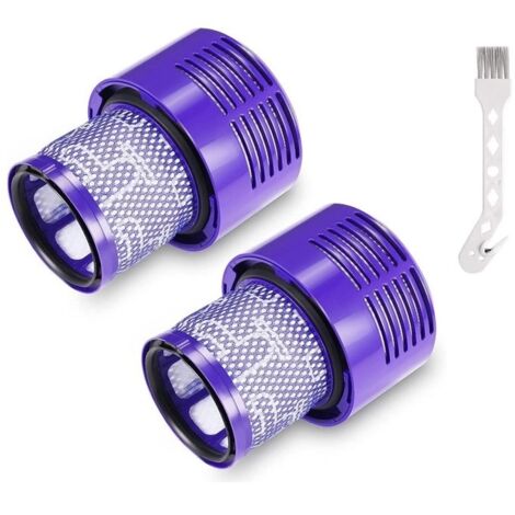 Filtre de rechange pour aspirateur Dyson V10 SV12, référence DY-969082-01, filtres lavables + brosse de nettoyage
