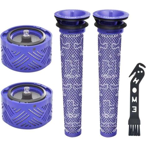 Filtre de Rechange pour Dyson V6 /V6 Absolute /V6 Total Clean /V6 Animal /V6 Slim /V6 Standard /V6 Flexi /V6 Motorhead,Lavables HEPA Filtre 965661-01
