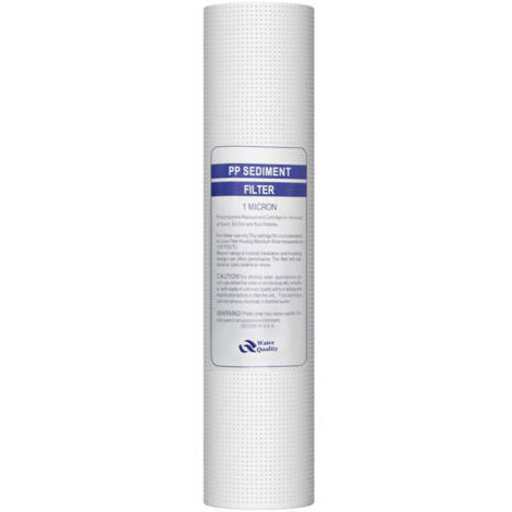 Filtre de remplacement 10 pouces cartouche filtrante de remplacement filtre purificateur d'eau pour toute la maison 5 microns coton PP