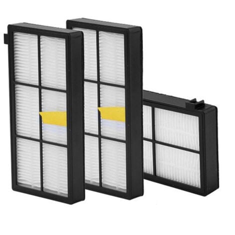 RWOYTHK Filtre de remplacement 3 pièces,kit d'accessoires de rechange, pour aspirateurs iRobot série 800 900 800 805 860 896 900 960 966