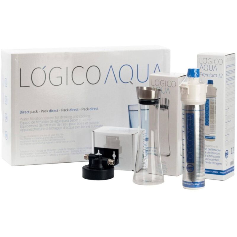 Pack Purificateur D'eau Logico Aqua Direct Complet Avec Bouteille