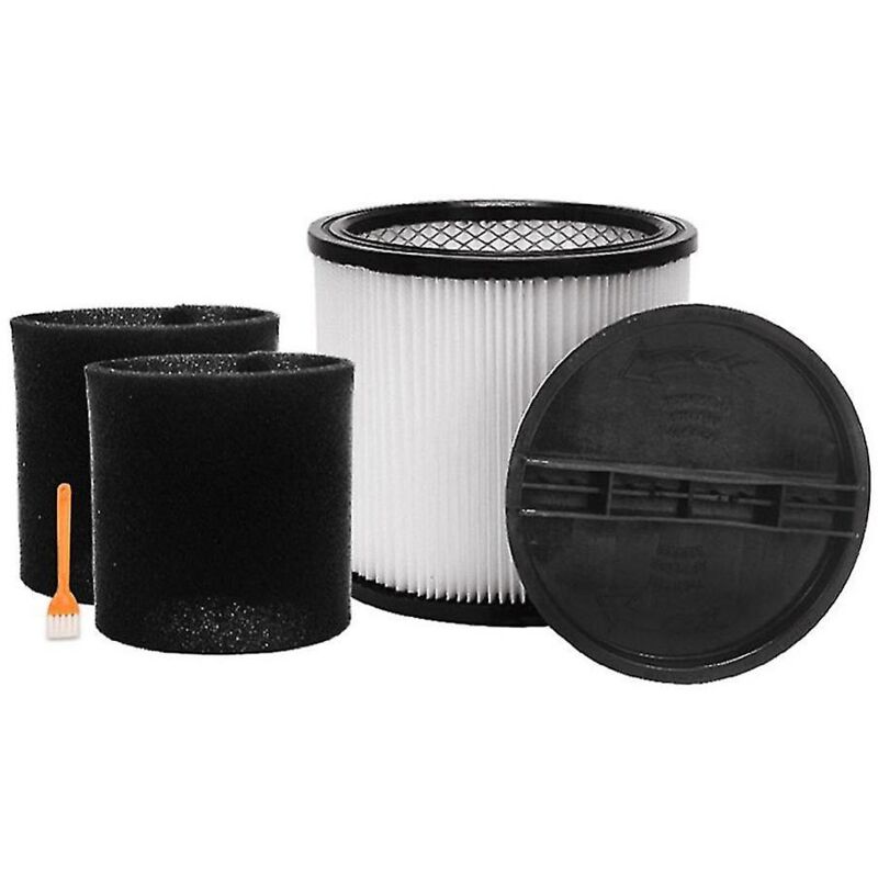Filtre de remplacement pour 90350 90304 90333 Compatible avec la plupart des aspirateurs de 5 gallons et plus Filtres avec