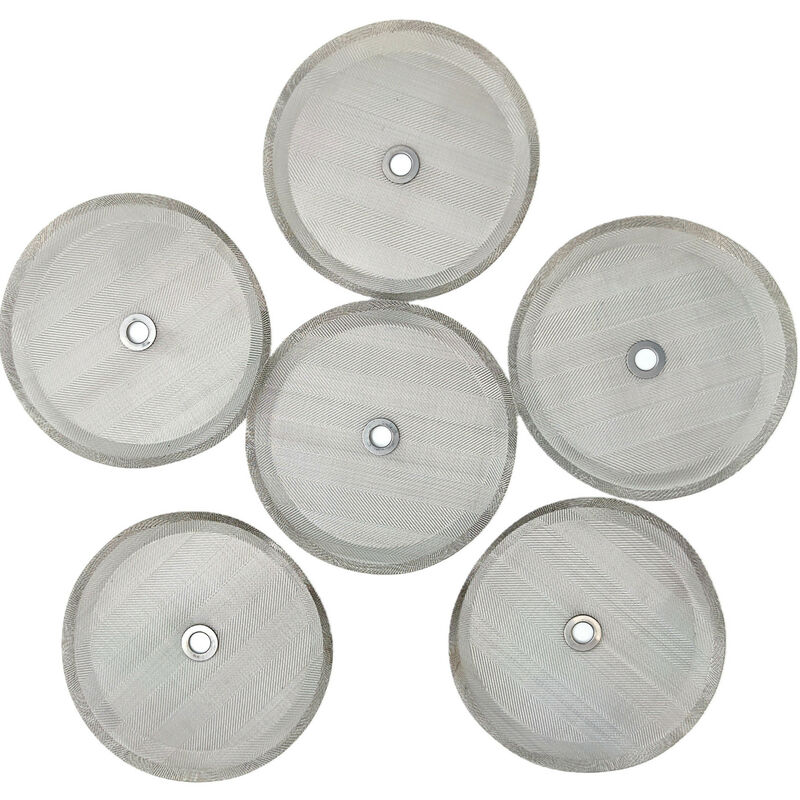 Serbia - Filtre de remplacement pour machine à café, maille en acier inoxydable de 10,2 cm avec anneau métallique 800 - 1000ml