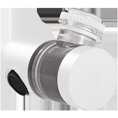 Filtre de robinet - Filtration multi-étapes - Réduction calcaire - Acier inoxydable - 1200 L - Pour cuisine et salle de bain