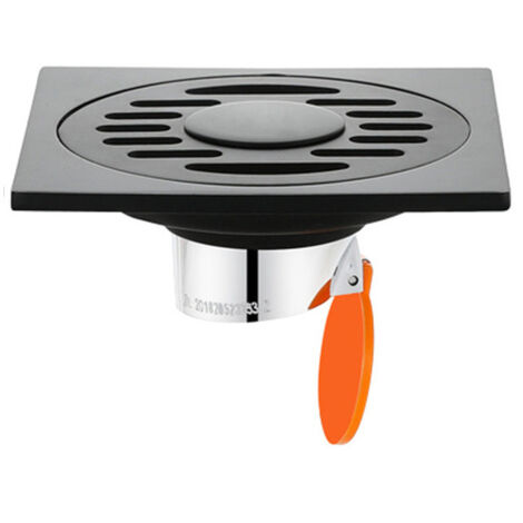 Filtre de siphon de douche, siphon de sol en acier inoxydable épais C