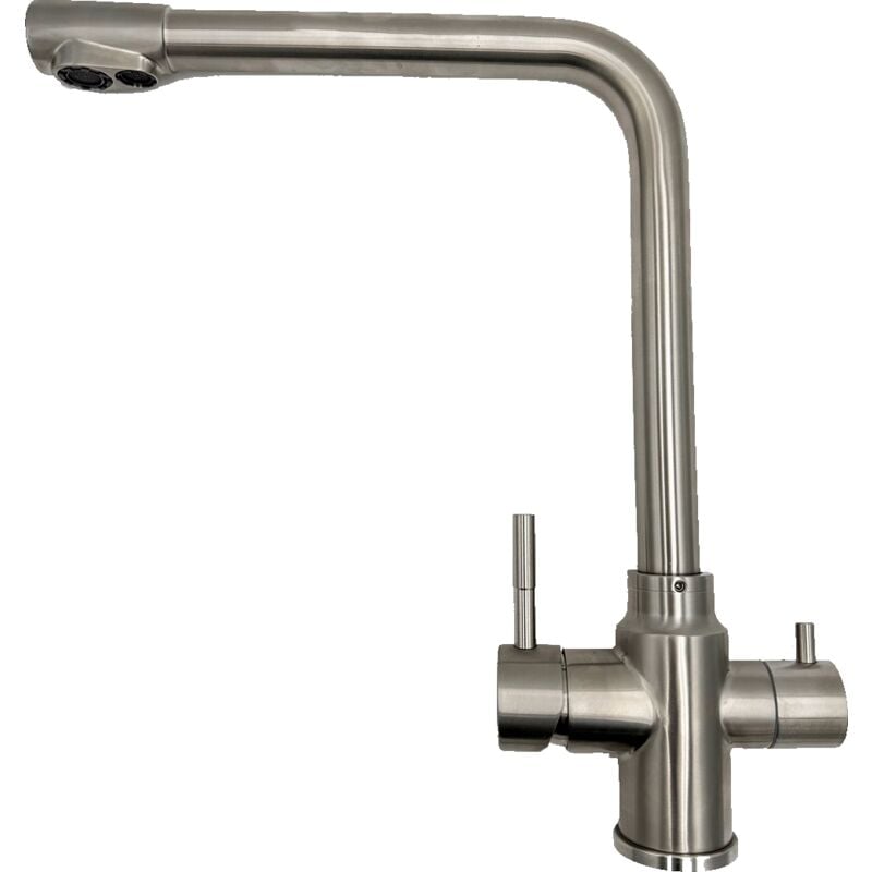 Robinet de cuisine 3 voies Desineo Eau filtrée, design pratique et élégant pour une cuisine moderne et fonctionnelle.