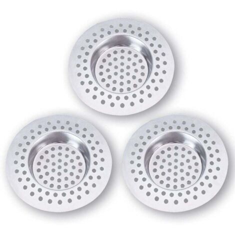 Filtre d'évier de cuisine en acier inoxydable (lot de 3), grille d'évier de cuisine, accessoires de cuisine, salle de bains, cuisine