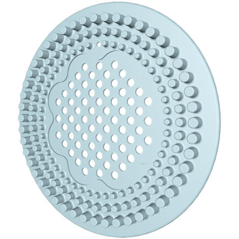 Filtre d'évier de cuisine, filtre à cheveux d'égout de piscine, couvercle de vidange de sol à pression anti-blocage et résistant aux odeurs pour salle de bain (vert)