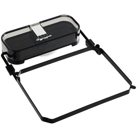 Filtre d'évier pliable avec ventouses - Panier métal-plastique, 50 sacs amovibles, piège à déchets anti-dérapant pour évier de cuisine (noir)