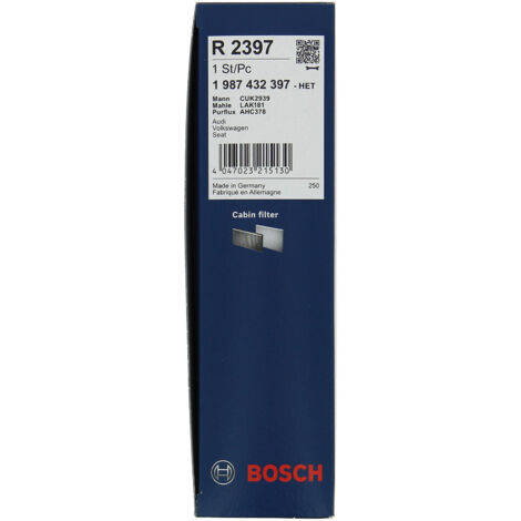FILTRE D'HABITACLE 1987432397 BOSCH