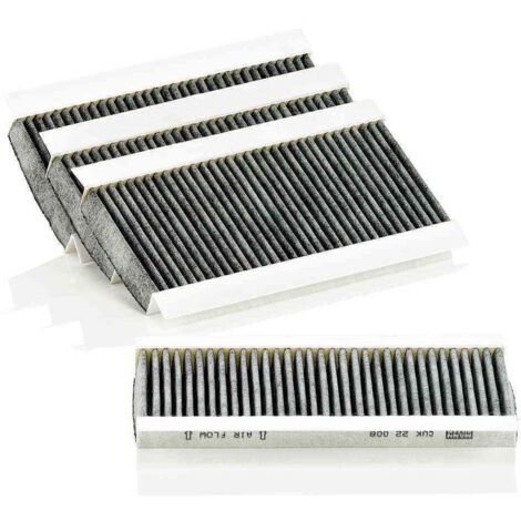 FILTRE D'HABITACLE MANN FILTER BMW E90/92 07-13 SET 4 PIÈCES AVEC CHARBON ACTIF