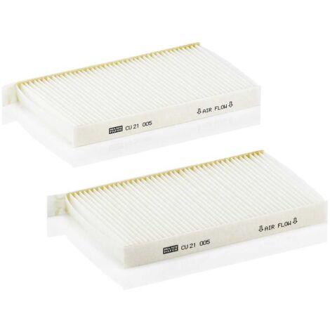 FILTRE D'HABITACLE MANN FILTER HYUNDAI H1 08 - LOT DE 2 PIÈCES
