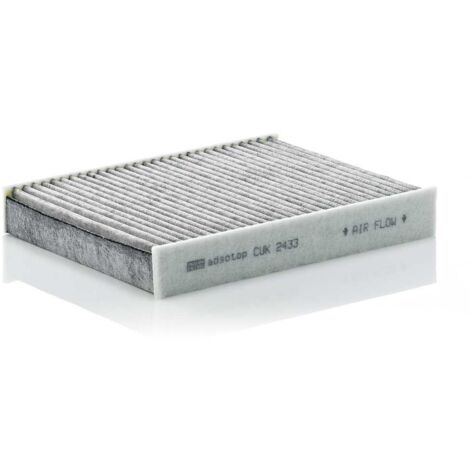 Filtre d'habitacle Mann Filter pour Ford Fiesta V/Fusion 02- avec charbon actif