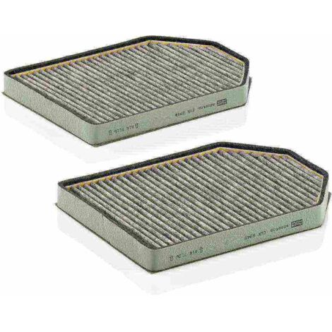 FILTRE D'HABITACLE MANN FILTER VW A8 94-02 LOT DE 2 AVEC CHARBON ACTIF