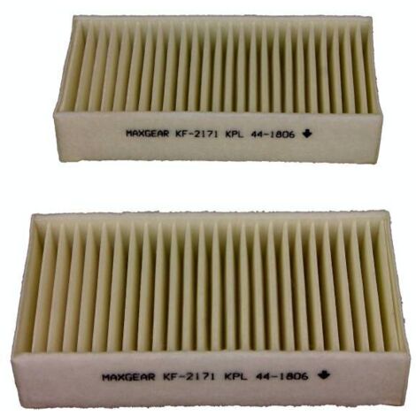 FILTRE D'HABITACLE MAXGEAR BMW X3 F25 2010 - SET. 2 PIÈCES.
