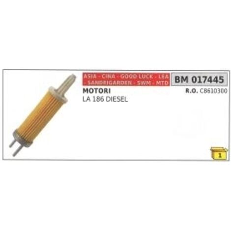 Filtre diesel/diesel SANDRIGARDEN LA 186 tondeuse C8610300