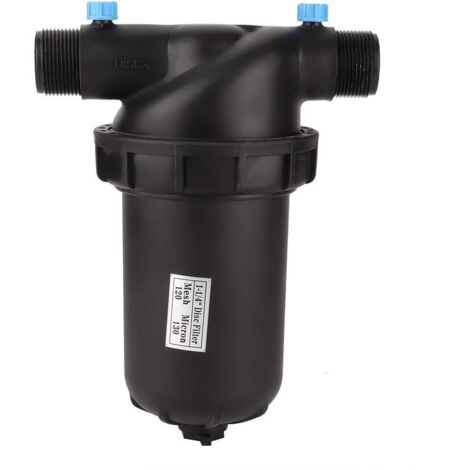 Filtre D'irrigation, Filtre à Disque à Filetage Mâle G1-1/4 120 Mailles pour Jardinage, Serre, Filtre Agricole, Pompe D'irrigation Goutte à Goutte