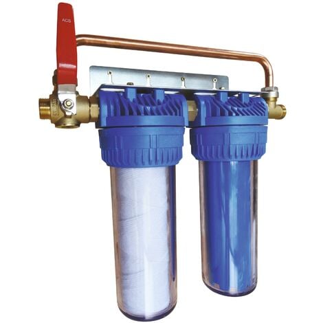 Porte filtre à eau 93/4 - 26/34F + cartouche filtration lavable 60µm