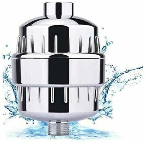 Filtre Douche, Filtre Douche Anti Calcaire - Filtre la Chloramine, le Fluorure et Métaux Lourds, Filtre de Douche avec Cartouches Remplaables - Adoucir l'eau Dure, Protégez Peau et Cheveux