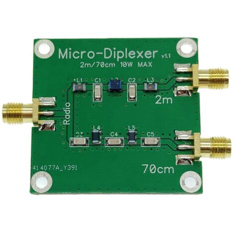 Filtre duplex micro-multiplexeur 10 W V/U 2 m 70 cm (sans boîtier)