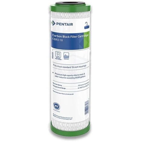 Filtre Eau Pentair CBR2-10 Charbon Actif et Plomb