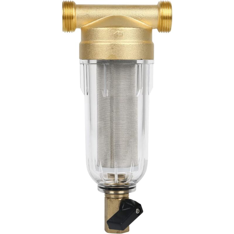 Tigrezy - Filtre Eau Sédimentation, Filtre Réutilisable De, Externes Pré-Filtre Filtre à Sédiments, Préfiltre d'Eau Pour Tuyau d'Eau De Puits (1/2')