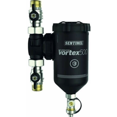 Filtre Eliminator Vortex 500 compact, compact, débit 50l/min raccords 28mm - SENTINEL