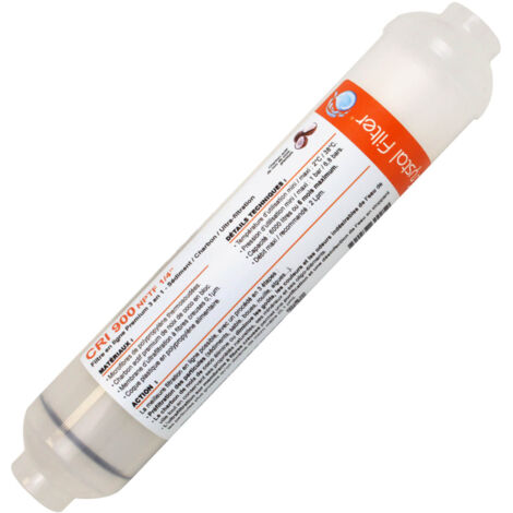 Filtre en ligne Premium 3 en 1 - Crystal Filter® CRI 900 - NPTF 1/4''