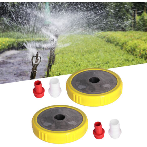 Filtre en Maille Acier Inoxydable 304 pour Pompe à Eau et Robinet [Taille DN10/DN20, 2 Filtres + 4 Embouts]