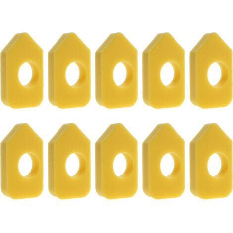 Filtre en mousse pour filtre à Air de remplacement, élément éponge pour filtres de tondeuse à gazon, paquet de 10