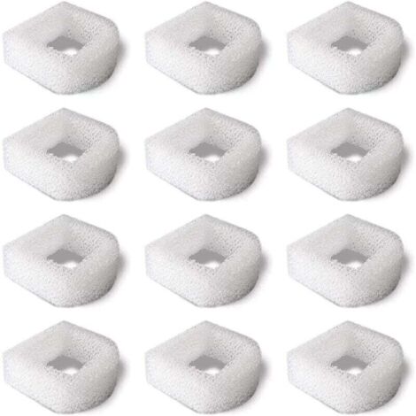 Filtre En Mousse - Pour Fontaine À Eau Pour Animaux - Compatible Avec Fontaines Céramique Et Acier - Lot De 12