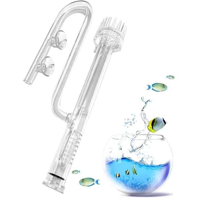 Filtre en verre pour aquarium, tuyau Lily Pipe pour canalisation, tuyaux d'aquarium, surface d'eau, skimmer