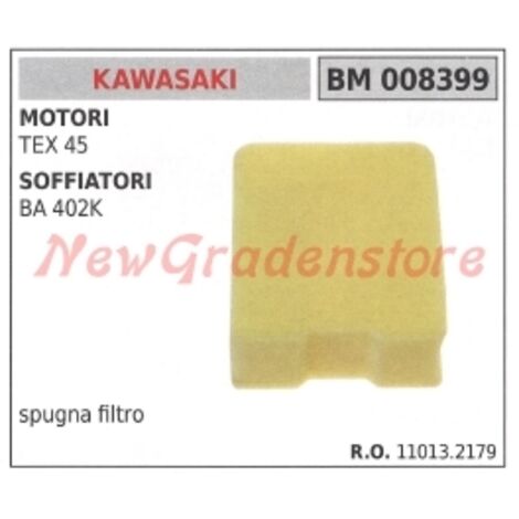 Filtre éponge KAWASAKI débroussailleuse TEX 45 soufflante BA 402K 008399
