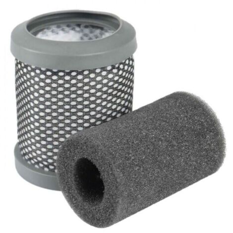 Filtre et éponge, compatible avec l'aspirateur Hoover T116, 2 moteurs d'aspiration