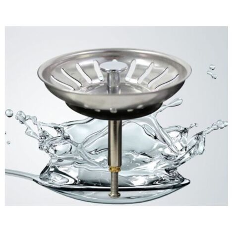 Filtre Évier Cuisine Ø 79 mm, Bouchon Evier Cuisine INOX, 2 Filtre à Évier de Cuisine, pour Douche, Baignoire et Cuisine
