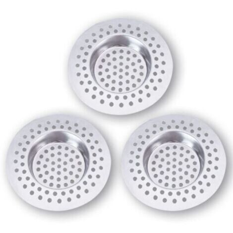 Filtre Evier Cuisine INOX (Lot de 3) Grille Evier Cuisine,Accessoire Cuisine,Salle de Bain, Cuisine